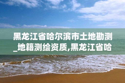 黑龍江省哈爾濱市土地勘測_地籍測繪資質,黑龍江省哈爾濱市測繪局。