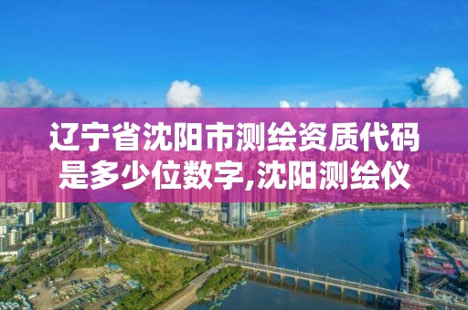 遼寧省沈陽市測繪資質代碼是多少位數字,沈陽測繪儀器檢測單位。