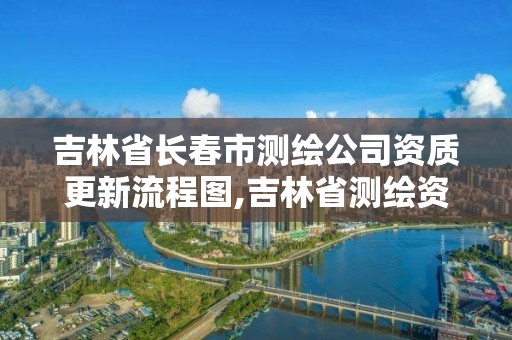 吉林省長春市測繪公司資質更新流程圖,吉林省測繪資質延期。