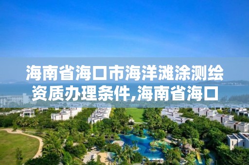 海南省海口市海洋灘涂測繪資質辦理條件,海南省海口市海洋灘涂測繪資質辦理條件及費用。