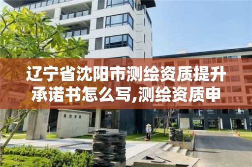 遼寧省沈陽市測繪資質提升承諾書怎么寫,測繪資質申報。