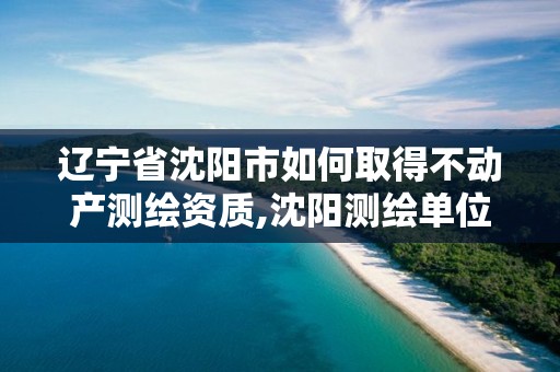 遼寧省沈陽市如何取得不動(dòng)產(chǎn)測(cè)繪資質(zhì),沈陽測(cè)繪單位。