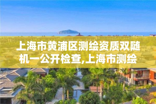 上海市黃浦區測繪資質雙隨機一公開檢查,上海市測繪處地址。