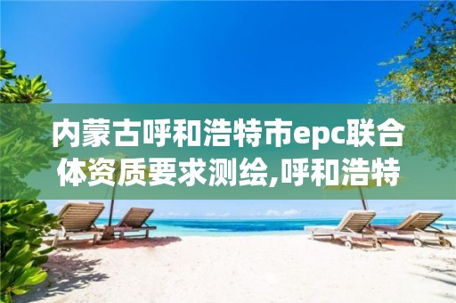 內蒙古呼和浩特市epc聯合體資質要求測繪,呼和浩特測繪公司。