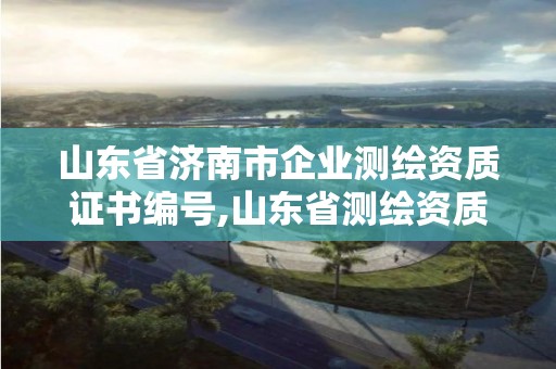 山東省濟南市企業測繪資質證書編號,山東省測繪資質專用章。