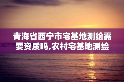 青海省西寧市宅基地測(cè)繪需要資質(zhì)嗎,農(nóng)村宅基地測(cè)繪收費(fèi)多少錢(qián)嗎。