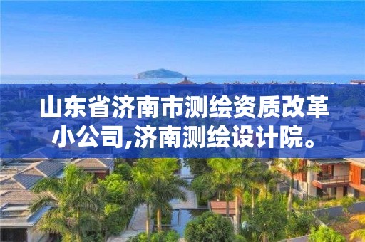 山東省濟南市測繪資質改革小公司,濟南測繪設計院。