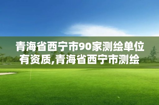 青海省西寧市90家測繪單位有資質,青海省西寧市測繪院。