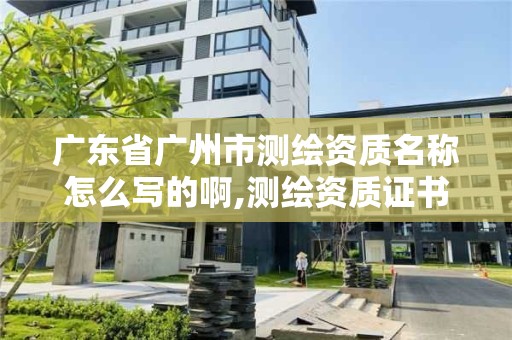 廣東省廣州市測繪資質(zhì)名稱怎么寫的啊,測繪資質(zhì)證書是什么。