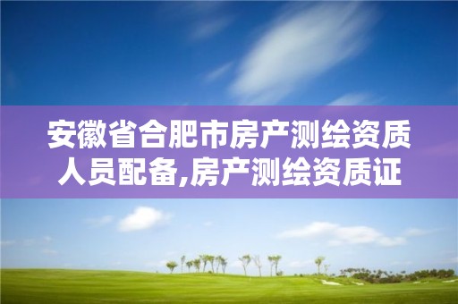 安徽省合肥市房產(chǎn)測(cè)繪資質(zhì)人員配備,房產(chǎn)測(cè)繪資質(zhì)證書。