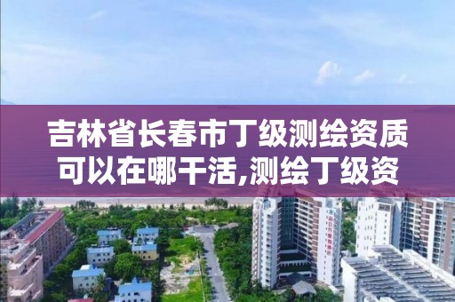 吉林省長春市丁級測繪資質(zhì)可以在哪干活,測繪丁級資質(zhì)人員條件。