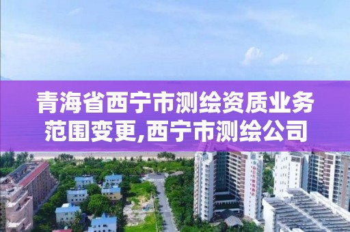 青海省西寧市測繪資質業務范圍變更,西寧市測繪公司。