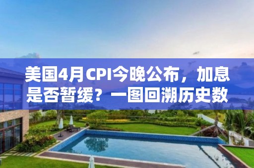 美國4月CPI今晚公布，加息是否暫緩？一圖回溯歷史數據！