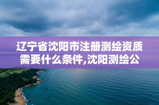 遼寧省沈陽市注冊測繪資質需要什么條件,沈陽測繪公司哪家強哪家好。