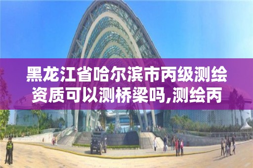 黑龍江省哈爾濱市丙級測繪資質可以測橋梁嗎,測繪丙級資質要求。