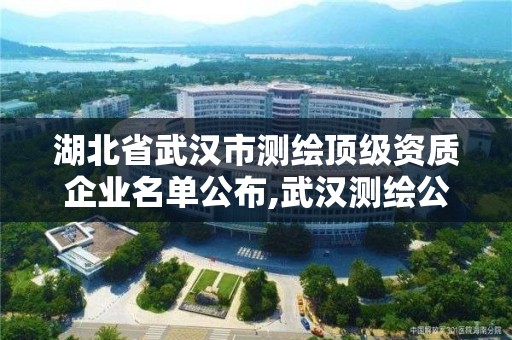 湖北省武漢市測(cè)繪頂級(jí)資質(zhì)企業(yè)名單公布,武漢測(cè)繪公司招聘。