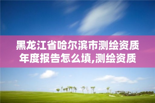 黑龍江省哈爾濱市測繪資質年度報告怎么填,測繪資質年報系統。