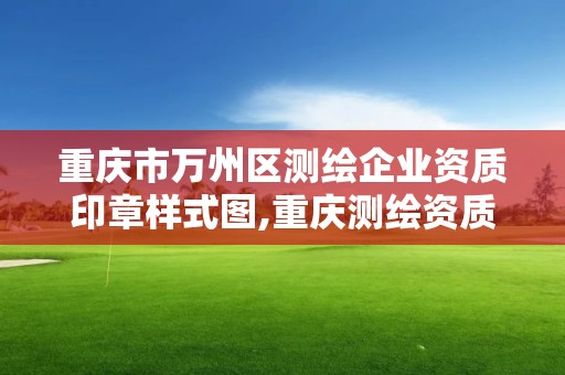 重慶市萬州區測繪企業資質印章樣式圖,重慶測繪資質乙級申報條件。