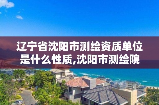 遼寧省沈陽市測繪資質單位是什么性質,沈陽市測繪院電話。