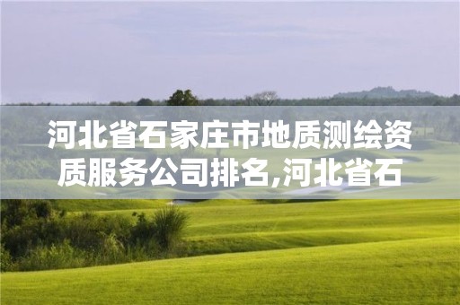 河北省石家莊市地質(zhì)測(cè)繪資質(zhì)服務(wù)公司排名,河北省石家莊市地質(zhì)測(cè)繪資質(zhì)服務(wù)公司排名第幾。