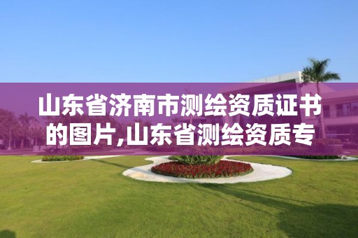 山東省濟南市測繪資質證書的圖片,山東省測繪資質專用章圖片。