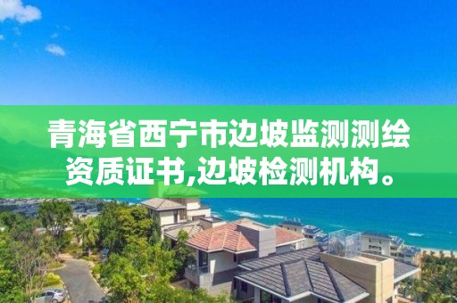 青海省西寧市邊坡監測測繪資質證書,邊坡檢測機構。