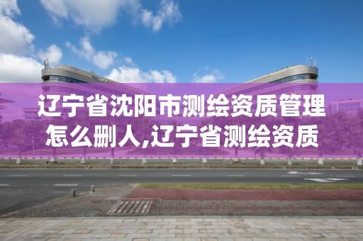 遼寧省沈陽市測繪資質管理怎么刪人,遼寧省測繪資質管理信息系統。