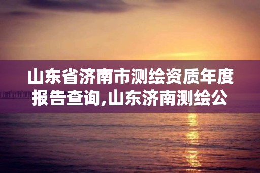 山東省濟南市測繪資質年度報告查詢,山東濟南測繪公司電話。