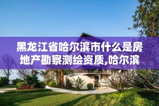 黑龍江省哈爾濱市什么是房地產(chǎn)勘察測(cè)繪資質(zhì),哈爾濱房屋測(cè)繪公司。