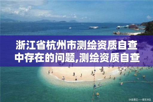 浙江省杭州市測繪資質自查中存在的問題,測繪資質自查報告。