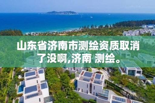 山東省濟南市測繪資質取消了沒啊,濟南 測繪。