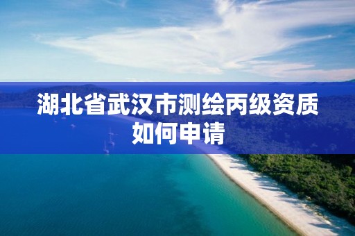 湖北省武漢市測繪丙級資質(zhì)如何申請