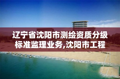 遼寧省沈陽市測繪資質分級標準監理業務,沈陽市工程建設項目測繪技術規程。