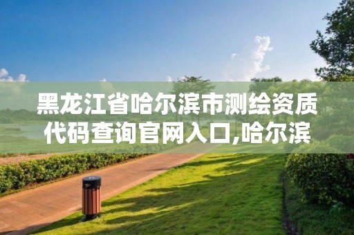 黑龍江省哈爾濱市測繪資質(zhì)代碼查詢官網(wǎng)入口,哈爾濱測繪局屬于什么單位。