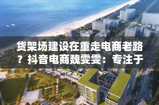 貨架場建設(shè)在重走電商老路？抖音電商魏雯雯：專注于自己的業(yè)務(wù)模式發(fā)展