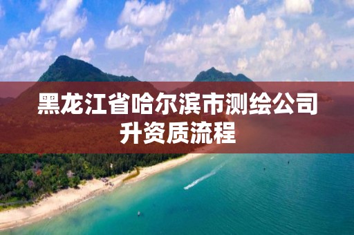 黑龍江省哈爾濱市測繪公司升資質流程