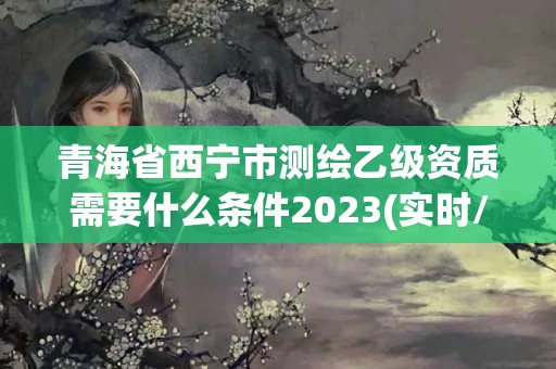 青海省西寧市測繪乙級資質需要什么條件2023(實時/更新中)