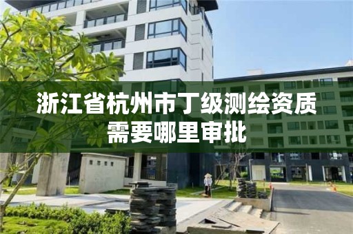 浙江省杭州市丁級測繪資質需要哪里審批