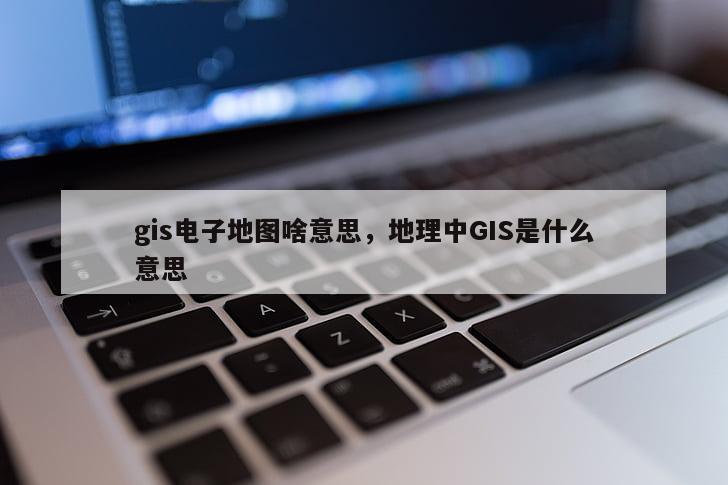 gis電子地圖啥意思，地理中GIS是什么意思