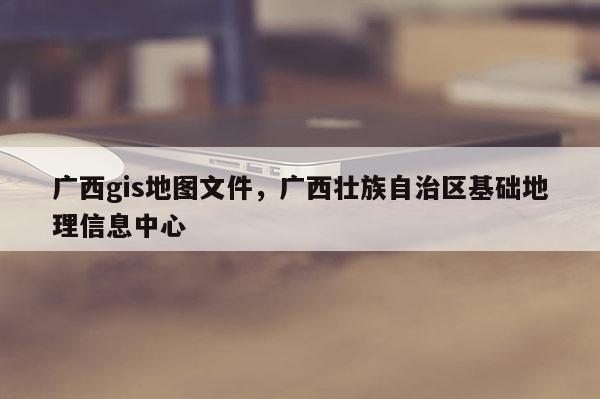 廣西gis地圖文件，廣西壯族自治區基礎地理信息中心