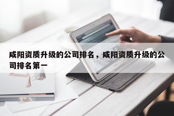 咸陽資質升級的公司排名，咸陽資質升級的公司排名第一