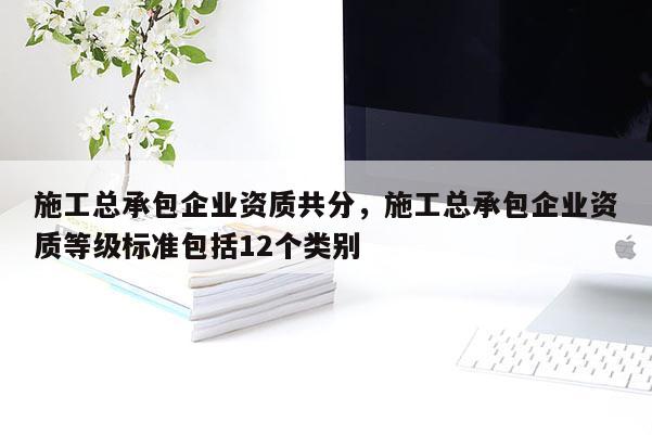 施工總承包企業(yè)資質(zhì)共分，施工總承包企業(yè)資質(zhì)等級(jí)標(biāo)準(zhǔn)包括12個(gè)類別