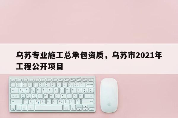 烏蘇專業(yè)施工總承包資質(zhì)，烏蘇市2021年工程公開項目